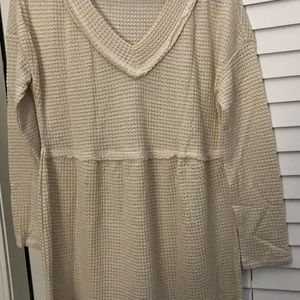 Women’s small waffle knit tunic